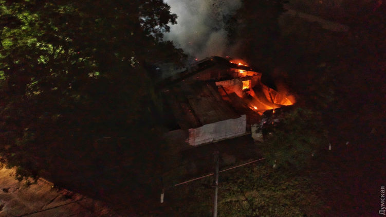 В Одессе горела психиатрическая больница. Фото - Думская