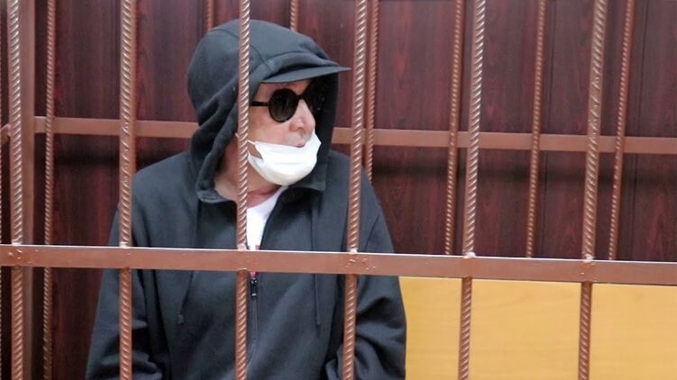 Михаил Ефремов в суде. Кадр из видео