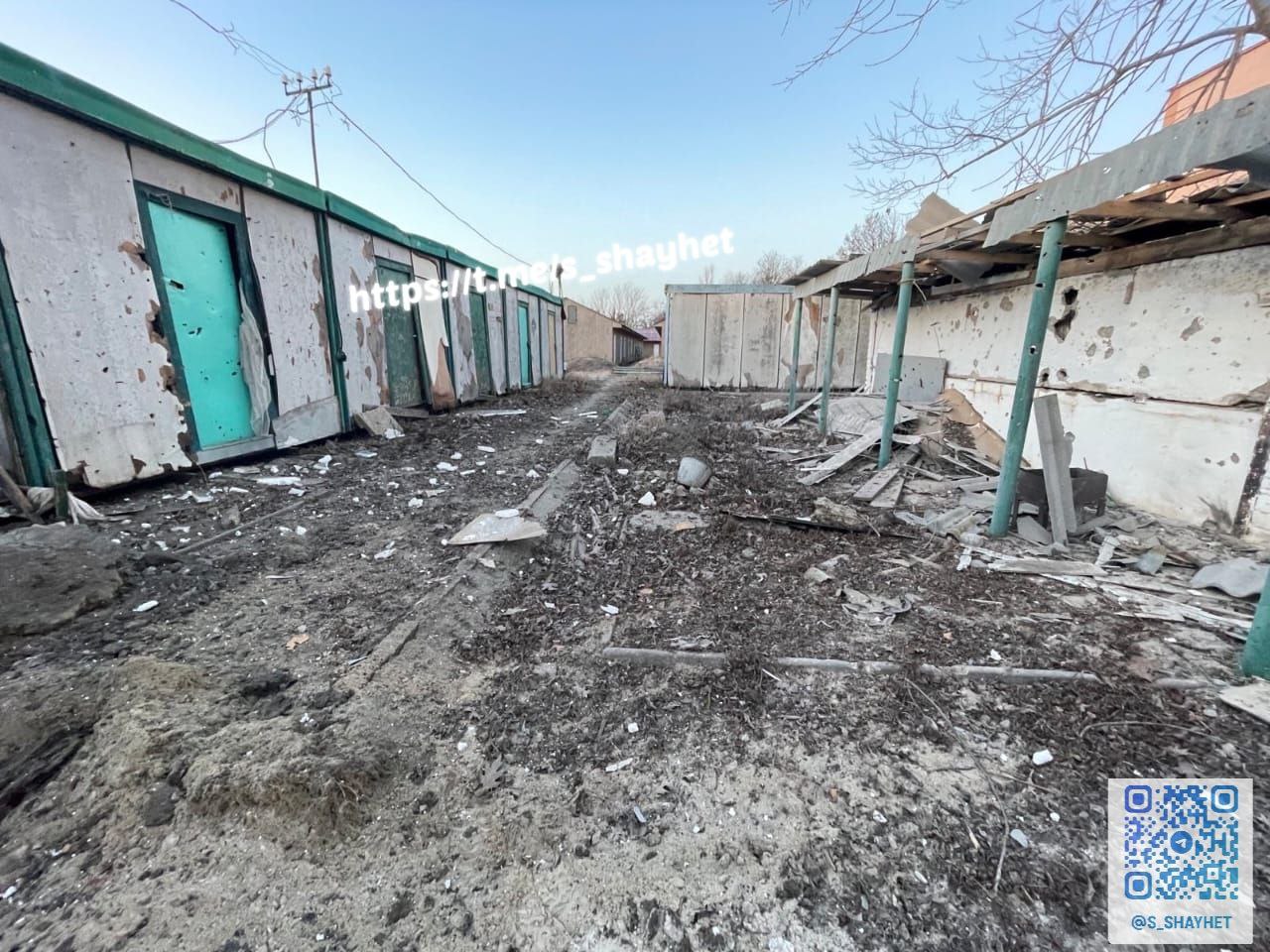 Последствия обстрела Николаевской области