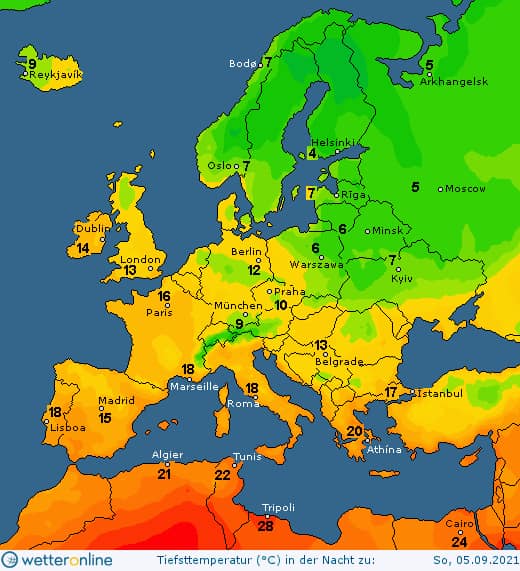 Прогноз погоды в Украине на воскресенье. Скриншот из фейсбука Натальи Диденко