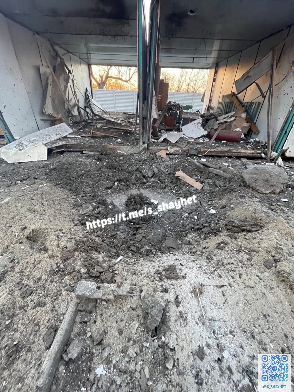 Последствия обстрела Николаевской области