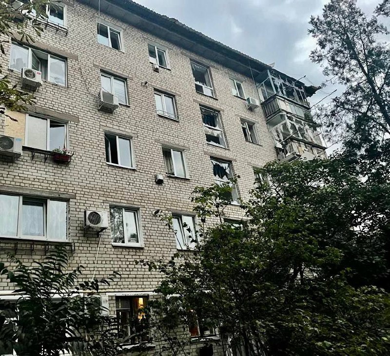 Обстрел Днепропетровской области 31 августа.