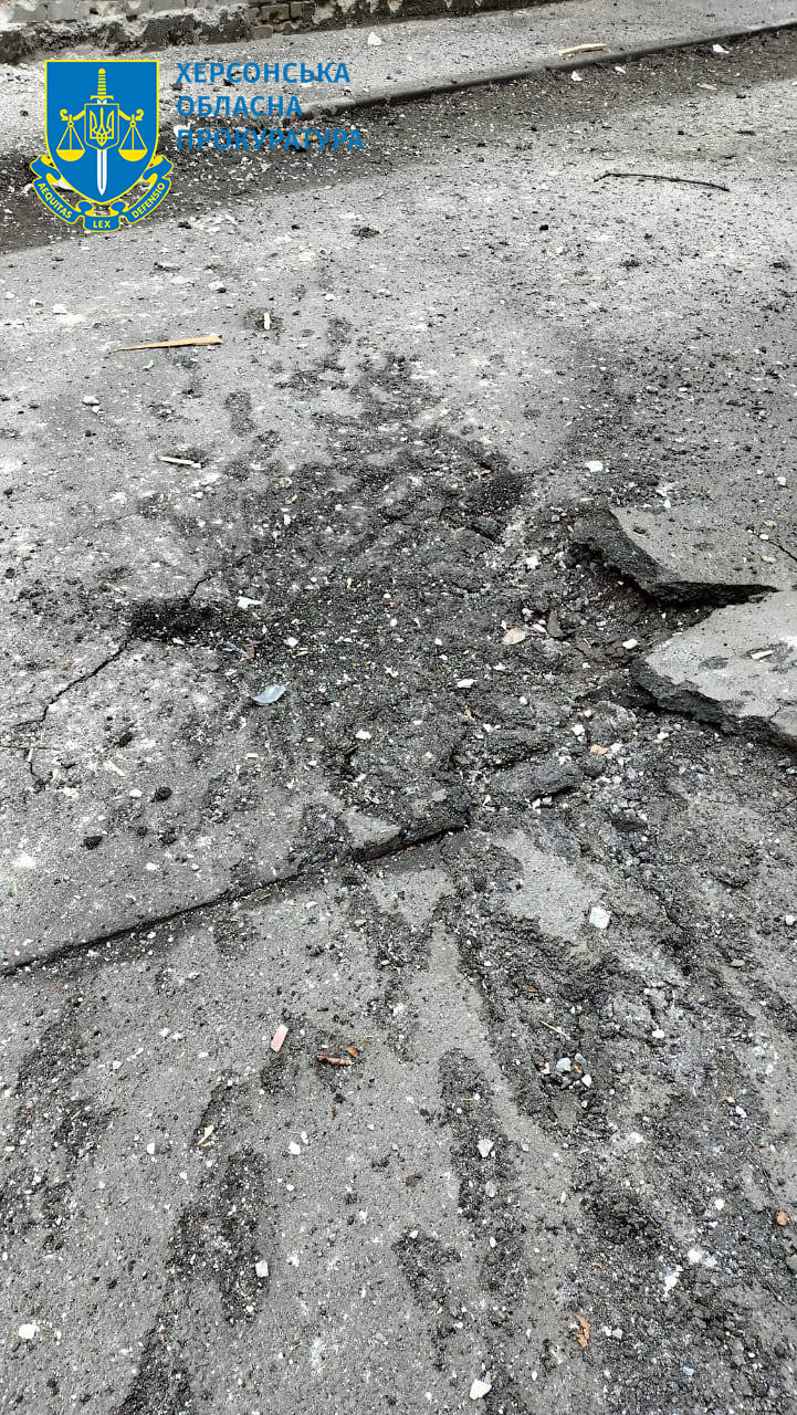 Наслідки обстрілу Херсонської області