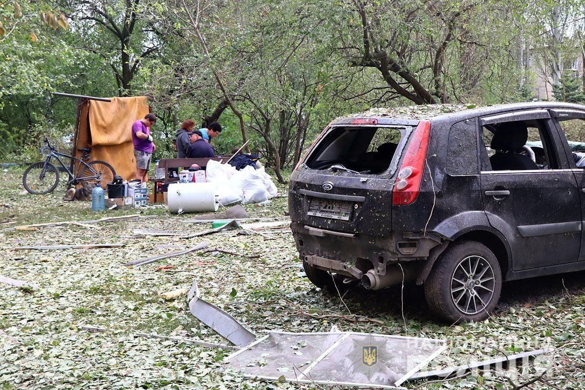Последствия обстрела Селидово