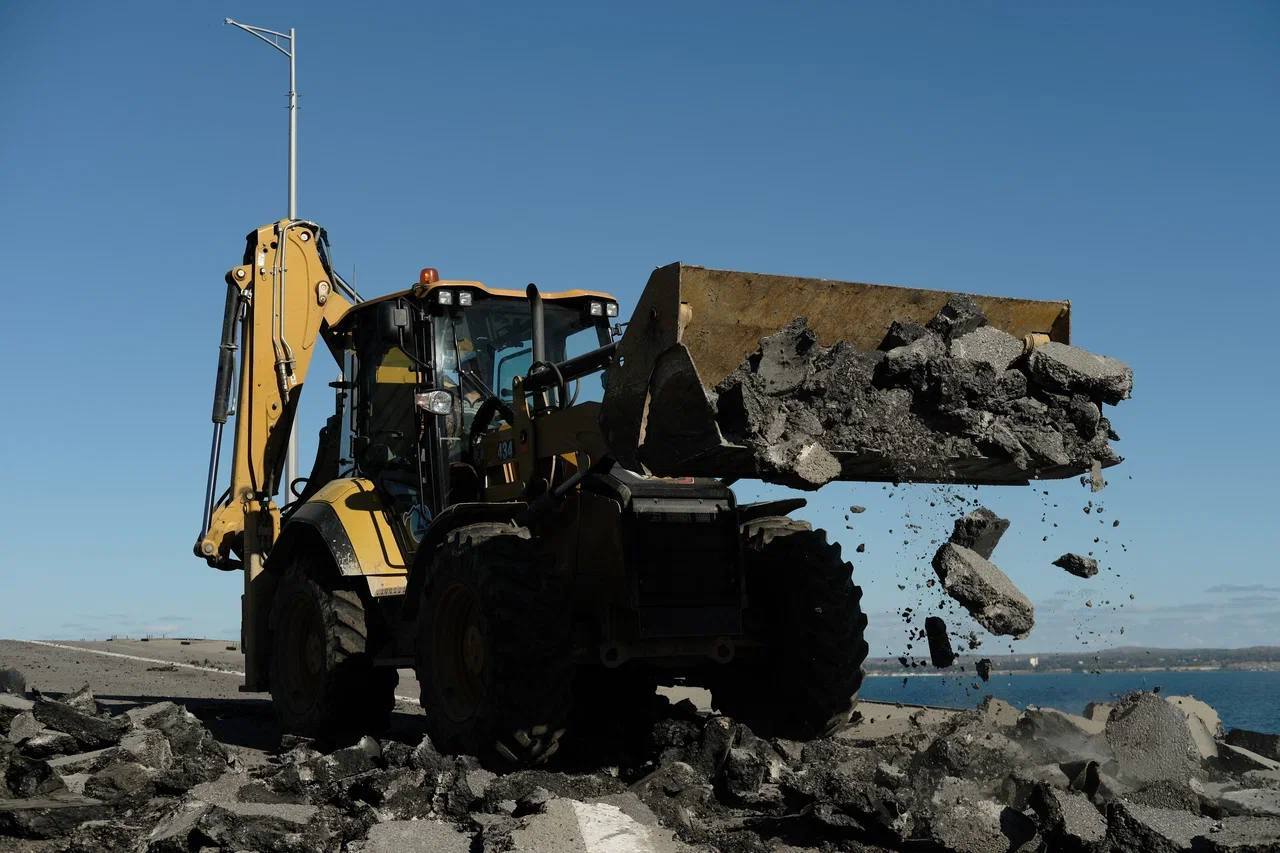 ремонт Крымского моста