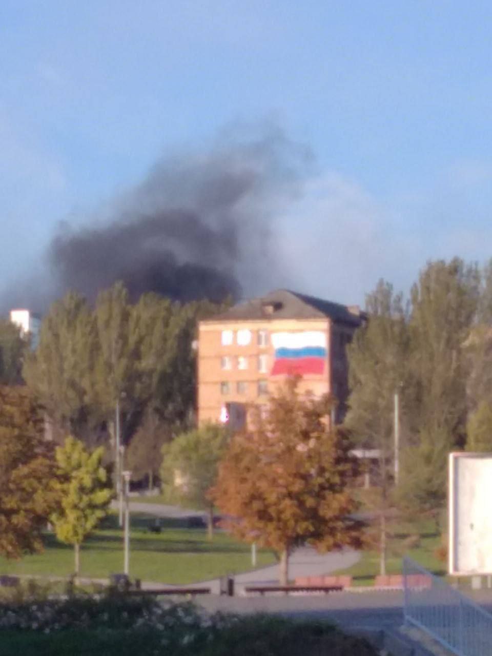 Обстрел Донецка 16 октября