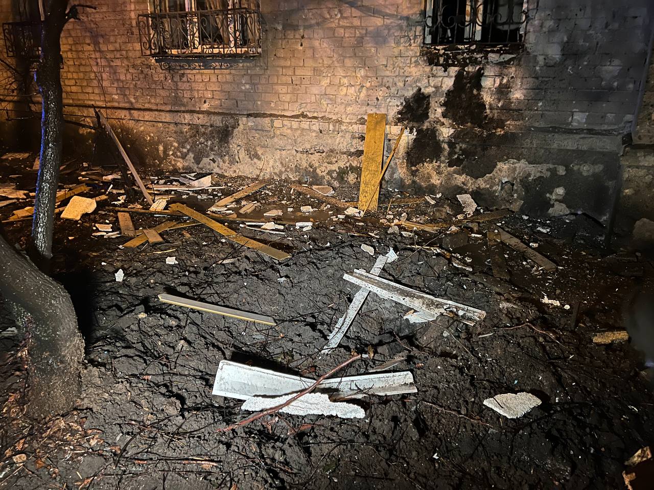 Бульвар Шевченко после обстрела, фото 2