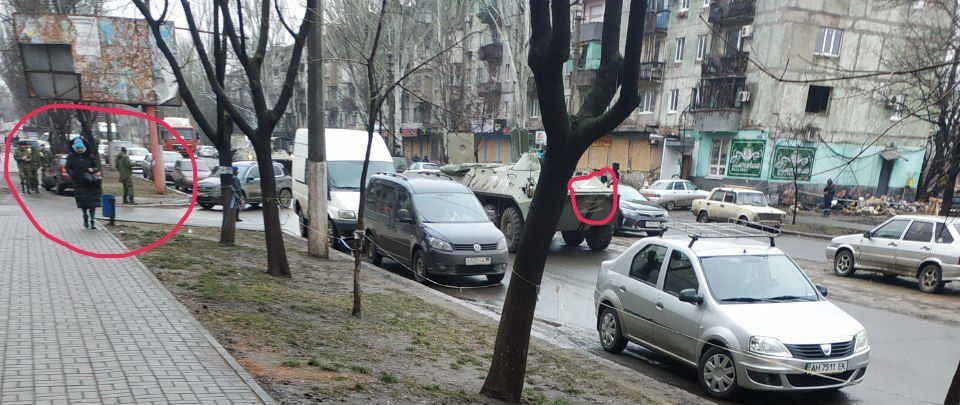 Россияне перебрасывают технику под Мелитополь