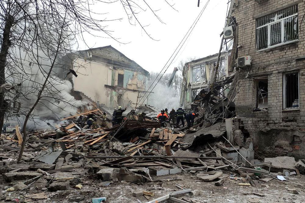 наслідки обстрілу Донецька