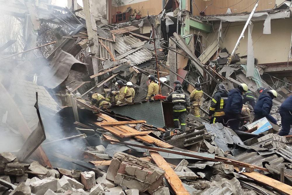 наслідки обстрілу Донецька