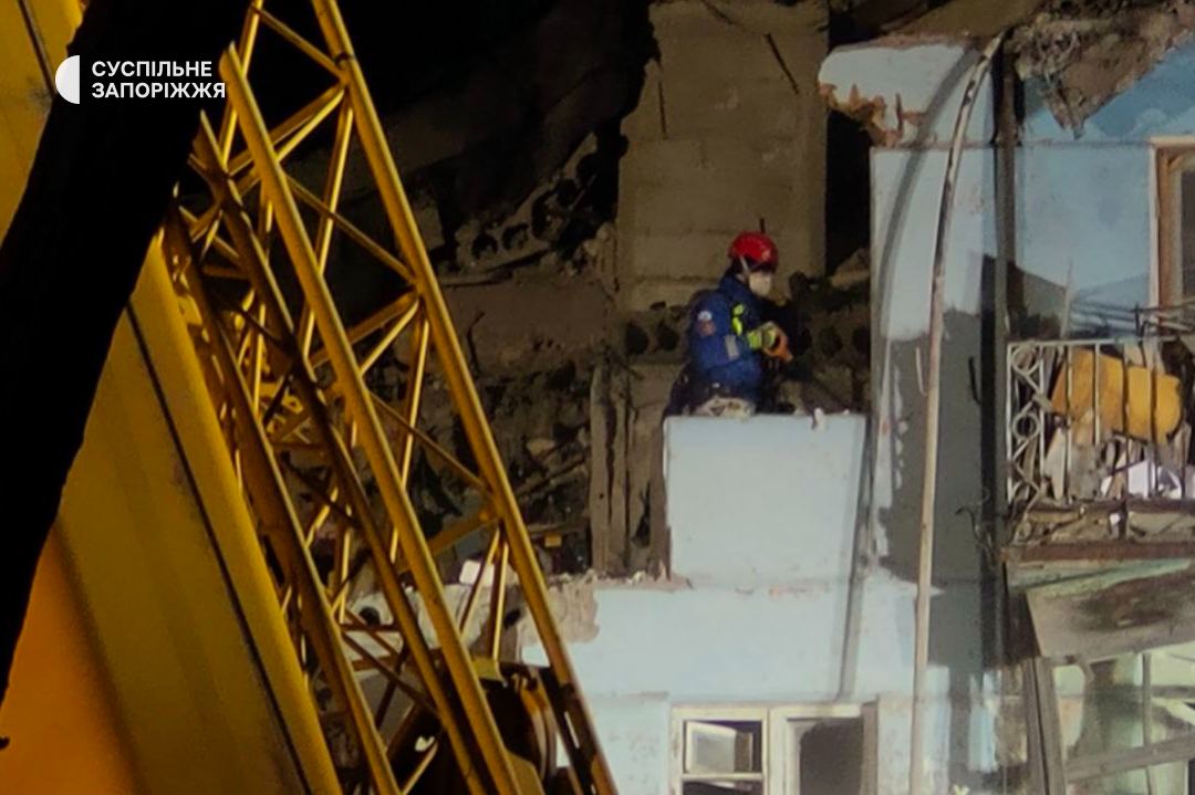 Розбір завалів у Запоріжжі