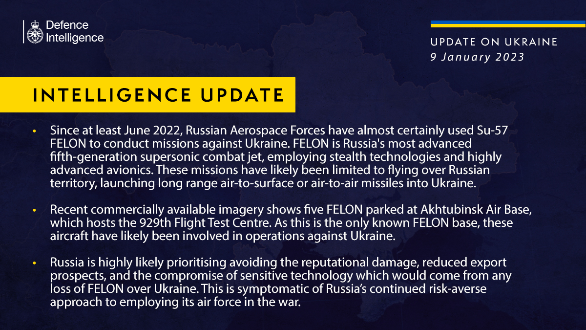 Британская разведка сообщила, почему Россия не использует новые самолеты в войне