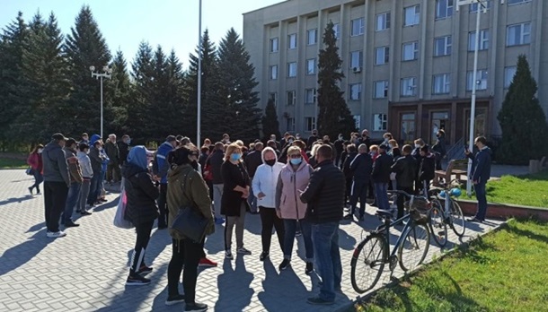 Протесты предпринимателей в Винницкой области. Фото: ukrinform.ru