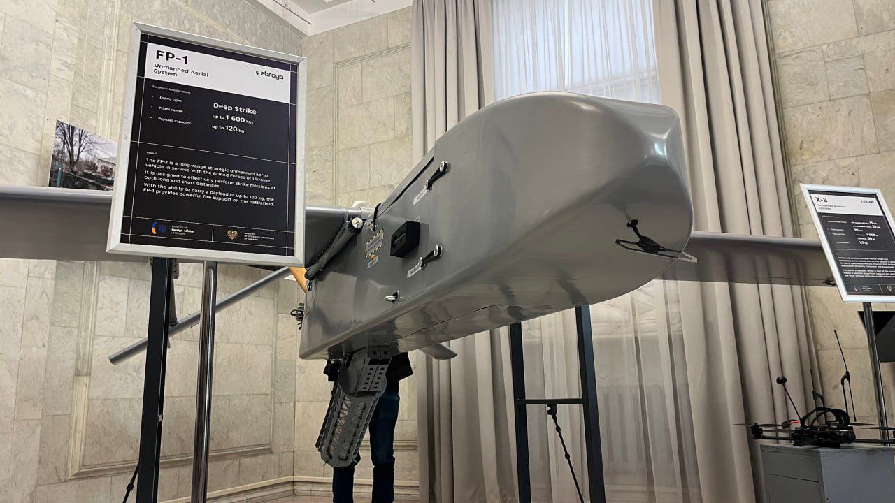 Фото (2) БПлА FP-1. Источник - Телеграм