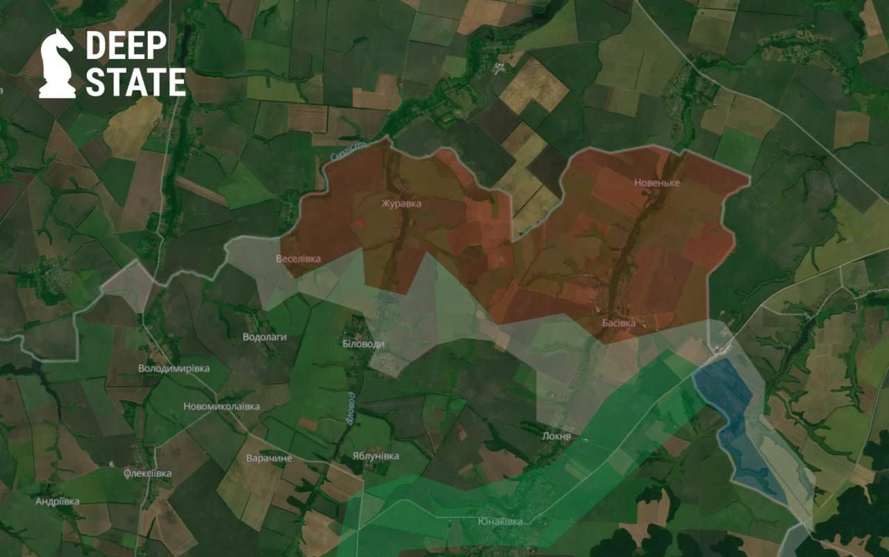 Карта боевых действий. Источник - Deep State