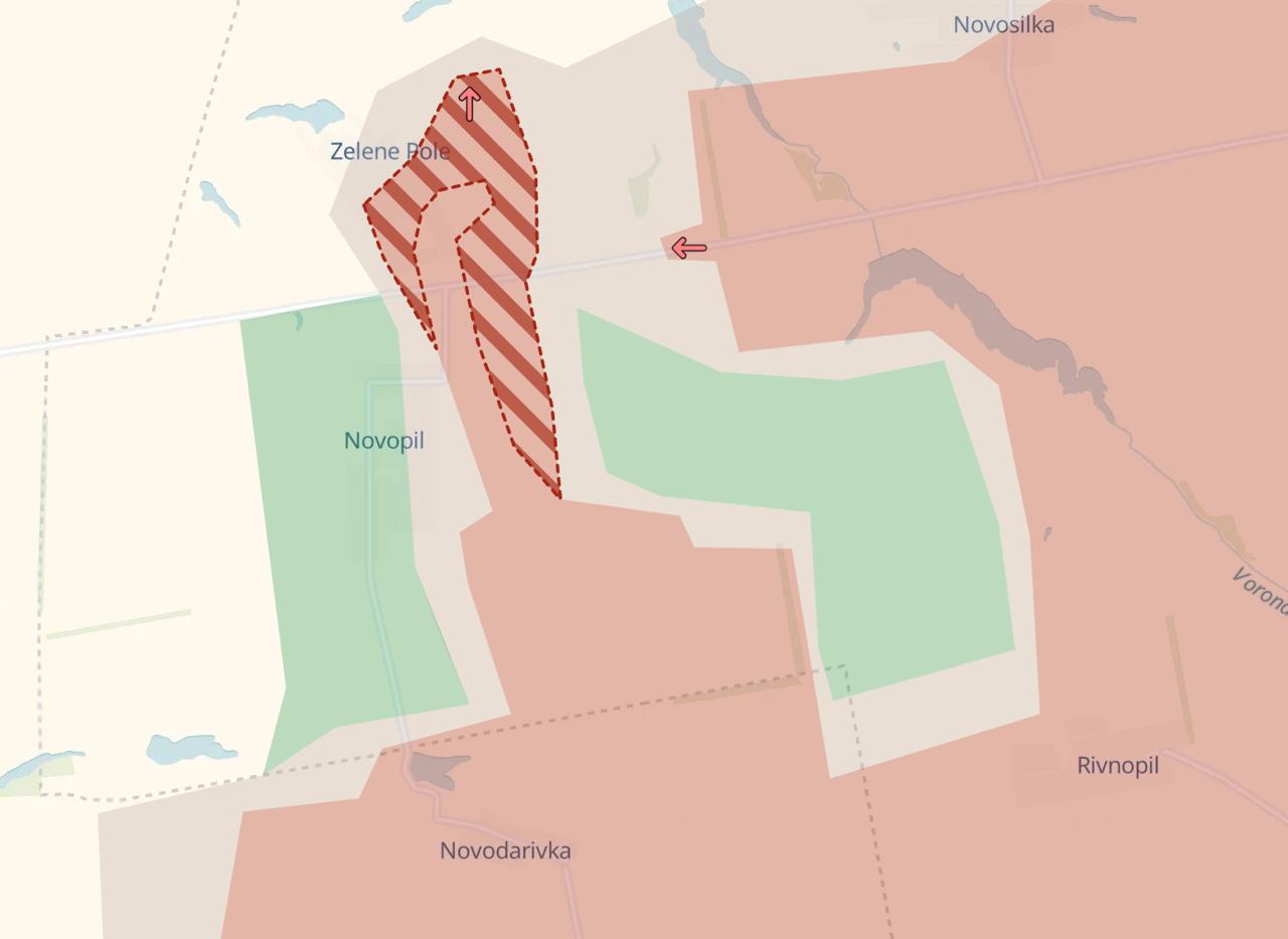 Карта бойових дій (4). Джерело - Deep State