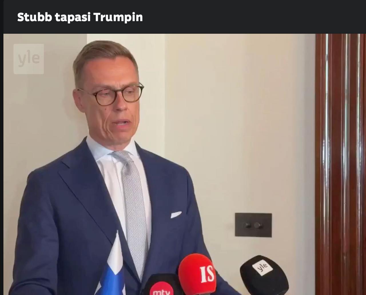 Снимок заголовка на yle.fi