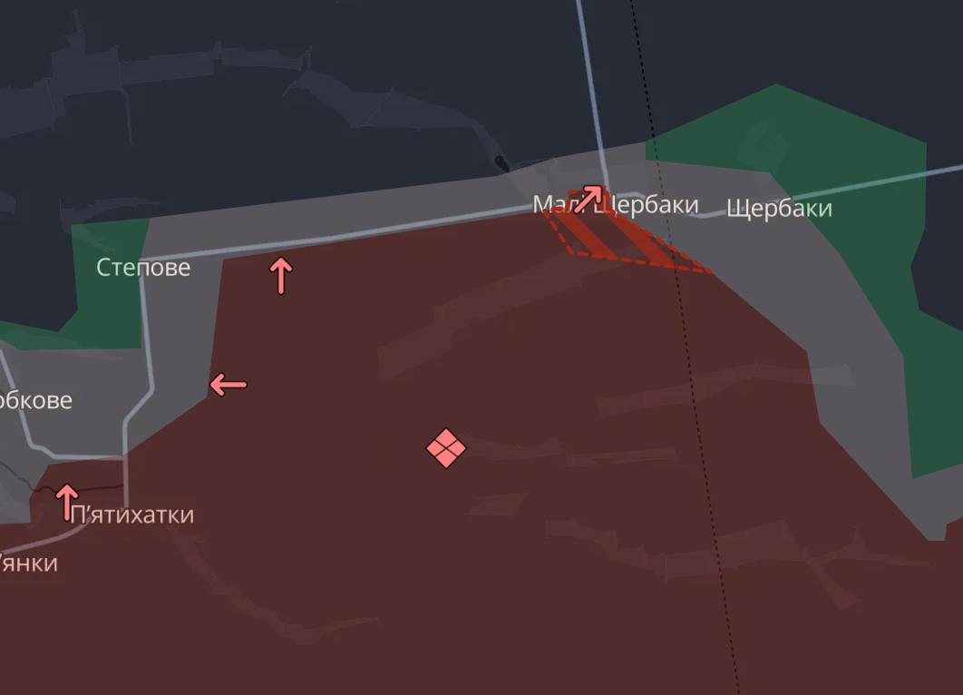 Карта бойових дій (2). Джерело - Телеграм