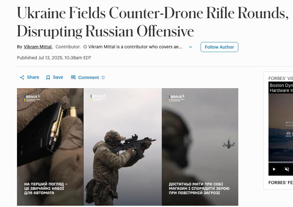 Снимок заголовка на forbes.com