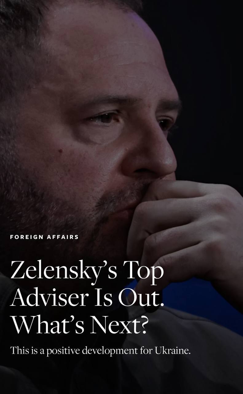 Снимок заголовка на theamericanconservative.com - Увольнение Ермака может означать смягчение позиции Киева на переговорах с Москвой