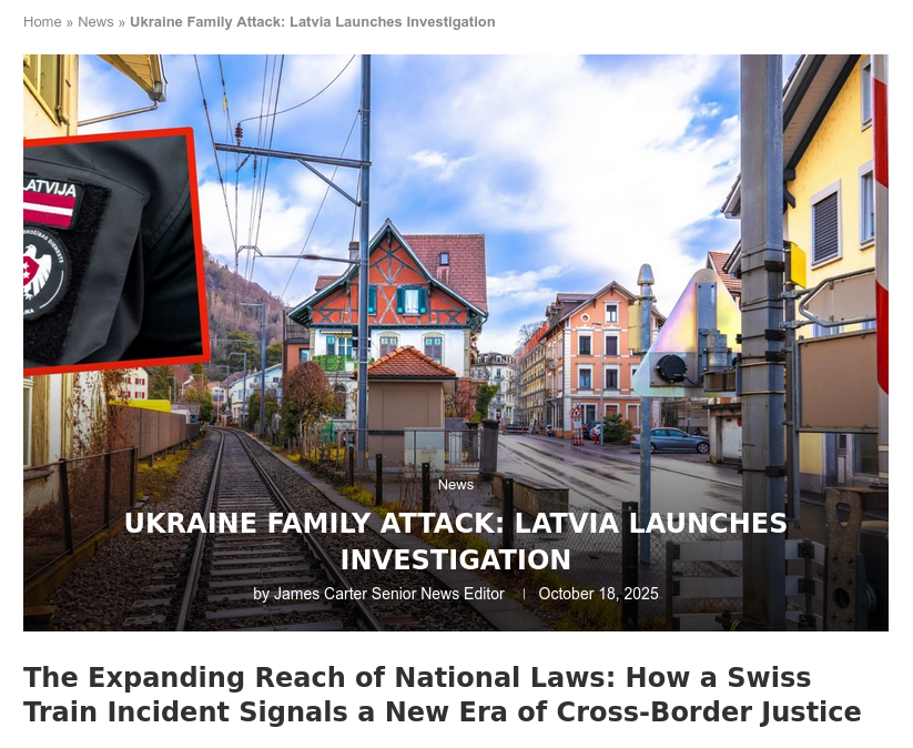 Швейцарія розслідує інцидент між російськомовним латвійцем та подружньою парою з України